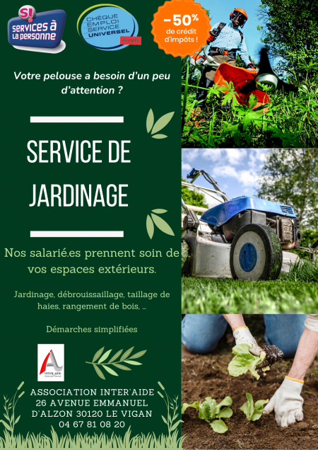 Flyer AI Jardinage A4