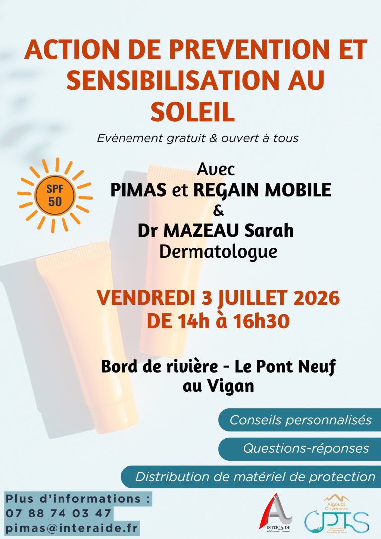Action de prévention et sensibilisation au soleil